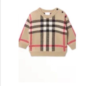 baby boy Burberry sweater